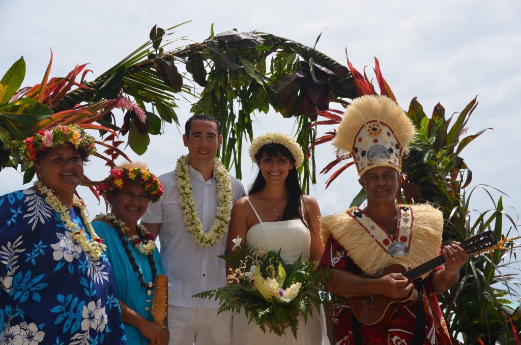 Mariage traditionnel en Polynésie
photo de famille