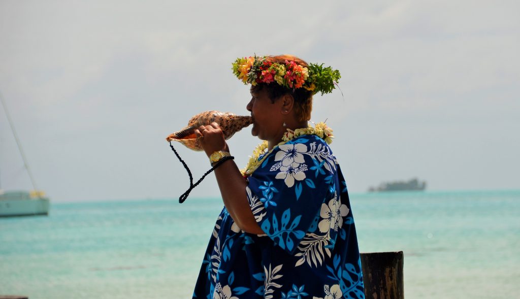 Mariage traditionnel en Polynésie
Le pu