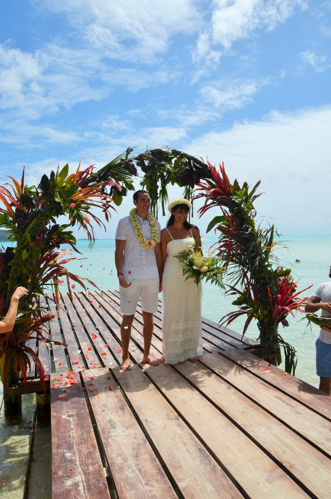 Mariage traditionnel en Polynésie
Les mariés